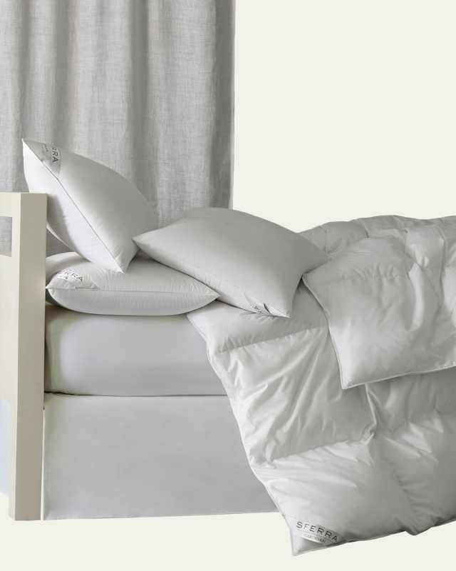 800-Fill European Down Medium Queen Pillow